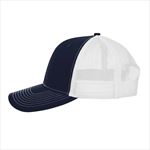 Navy with White Mesh Side